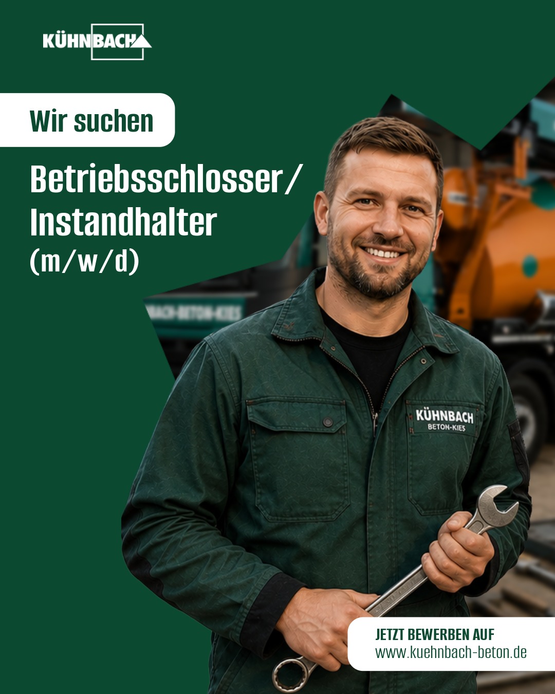 Instagram-Post Betriebsschlosser / Instandhalter