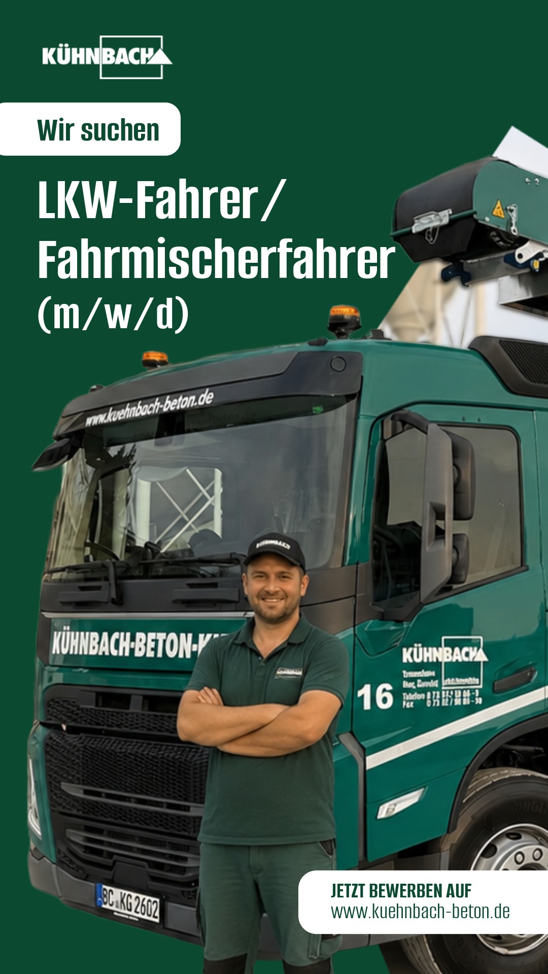 Status LKW-Fahrer / Fahrmischerfahrer