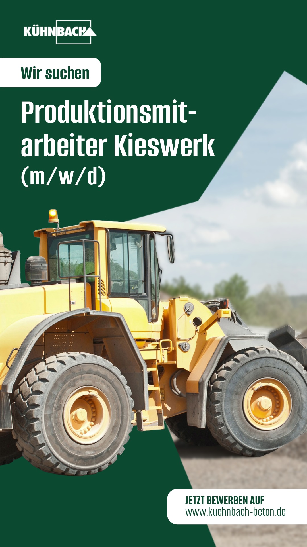 Status Produktionsmitarbeiter Kieswerk